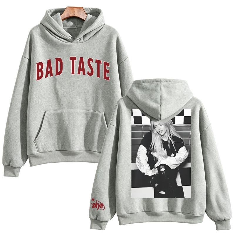 Freya Skye Špatný Vkus Fotka Mikina Unisex Vintage Grafický Potisk Dlouhý Rukáv Oblečení Ležérní Streetwear Dárek pro Fanoušky Vrchní Díly Mikiny
