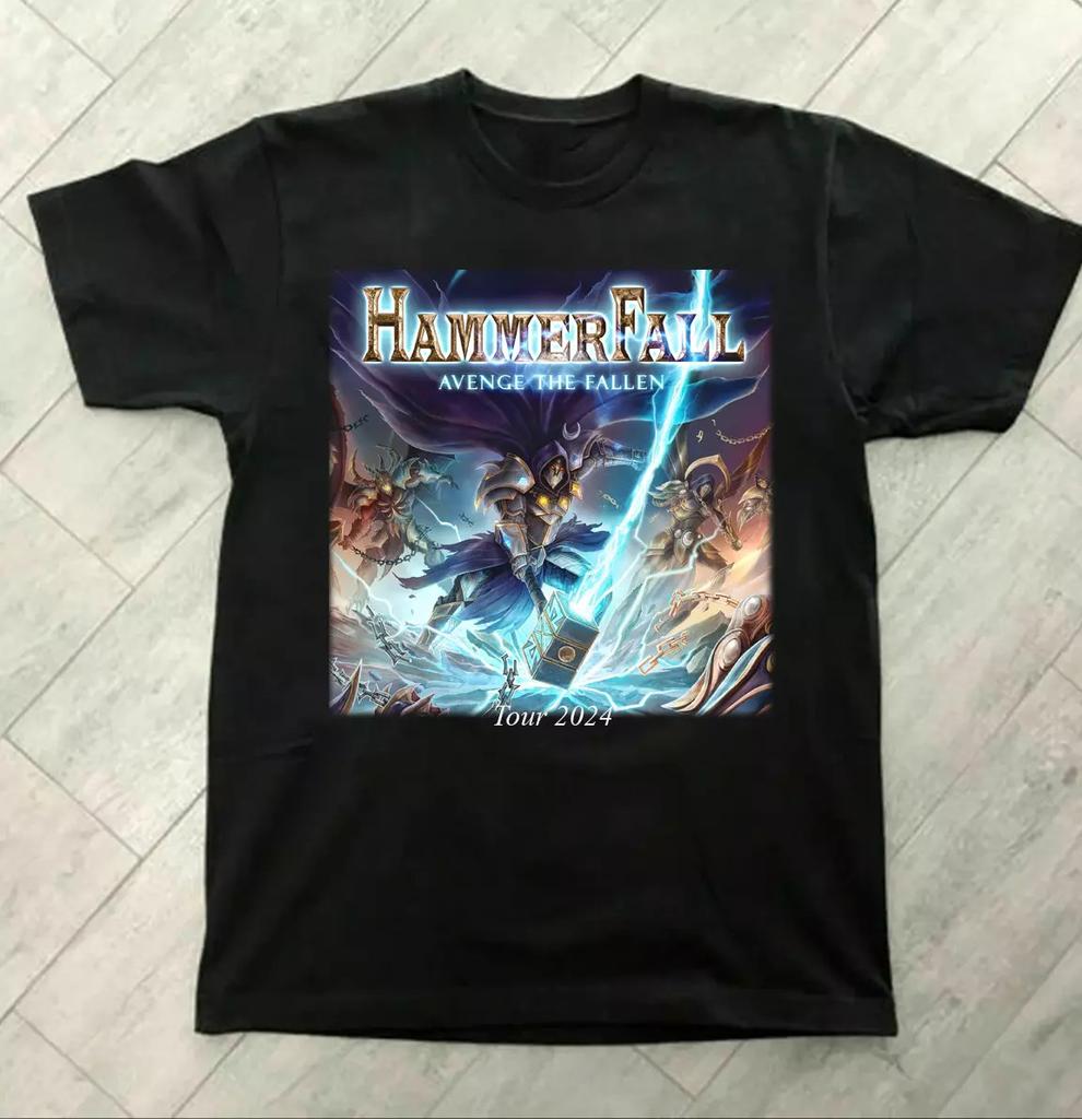 Rare Hammerfall Tour 2024 Band Gift For Fan Cotton S To 5XL T-shirt Unisex T-Shirt