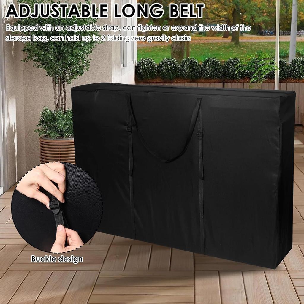 Folding Walker Carry Bag Waterproof Foldable Chair Cover Anti-Wear Wheelchair Carrier Bag For Tailgating RV Patio Festival