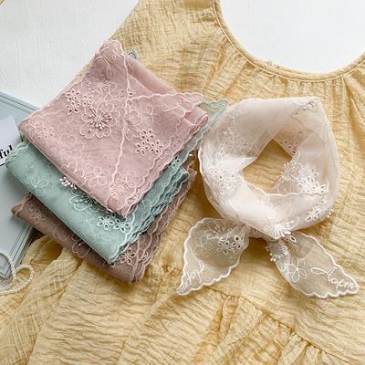 Super Fairy Lace Long Headband Silk Scarf Headband Korean Version Versatile Simple And Elegant Temperament Streamer Decorative