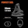 Silicone Semen Lock Ring Male Penis Ring Reusable Delay Ejaculation Lasting Scrotum Lock Ring Sex Toys for Men Adult Products