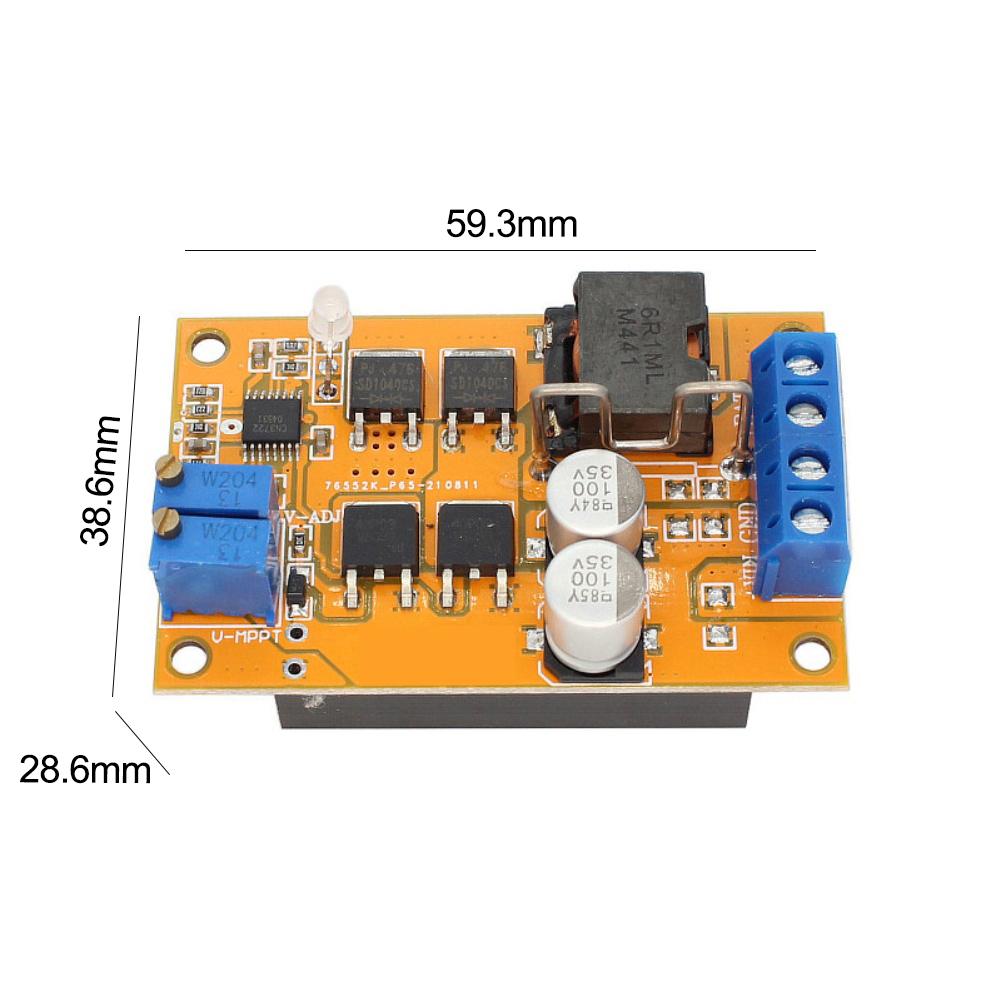 DC 8V-28V To 5V-26V12V 5A Solar Charging Panel For Solar Street Lights For Electrical Equipment Tool Accessory