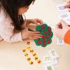 Numbers Felt Tree Board Addition Subtraction Math Games Numbers Counting Toy Apple Tree Number Match Game for Preschool Learning