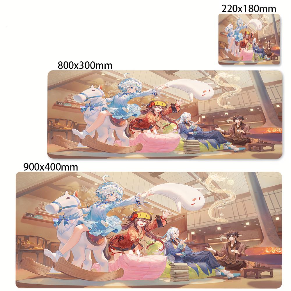 Furina Focalors Mouse Pad Genshin Impact Large Xxl Mousepad Computer Keyboard Padding Anime Gaming Genshin Accessories Desk Mat