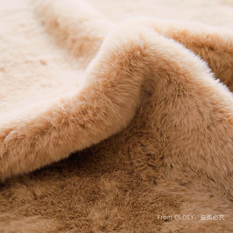 1 Stück Bärenteppich, superweicher Teppich, modernes Wohnzimmer, Schlafzimmer, rutschfeste Matte, flauschige Bodenteppiche, Dekorteppiche, weiß, braun, Kinderfußmatte WBL