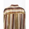 2025 European & American Retro Striped Loose Casual Women's Shirt