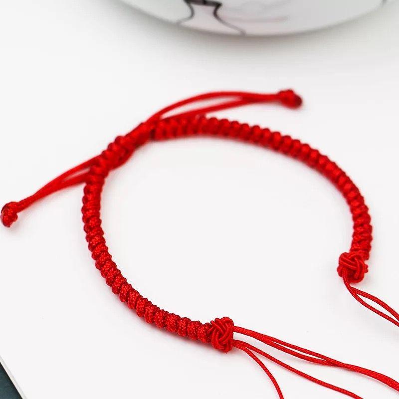 

Красная веревка Полуфабрикаты Бусины Нанизывание Бабочка Женская Пряжка Мира Red