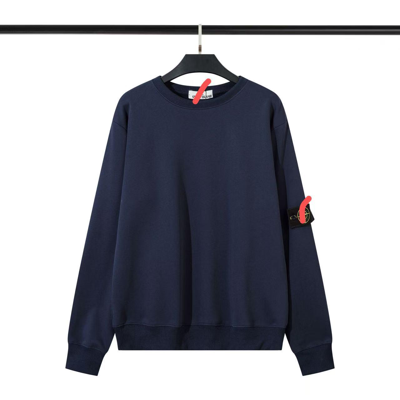 Value Vault Stone Island Basic Badge Unisex Crewneck Fleece Pullover S