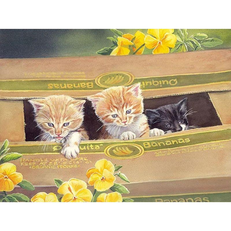 

GATYZTORY Modern Painting By Numbers On Canvas Cute Cats Drawing On Number Adults Crafts Wall Decor Gift Artwork Picture Paint 30x20cm no frame