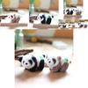 Adorable Cute Panda Plush Toy Keychain With Soft Short Plush Material And Pp Cotton