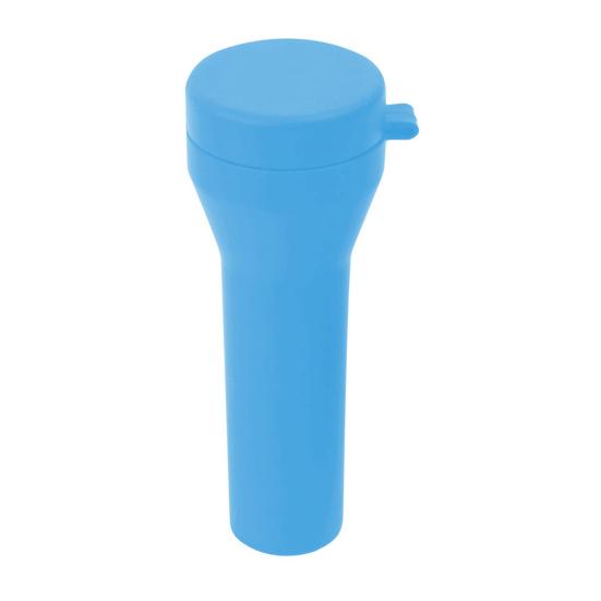 Striped Silicone Ice Stick Tray, Food Grade Narrow Ice Cube Mold for Bottles, Easy Release Ice Maker with Leakproof Lid