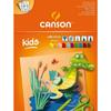 CANSON Bloc Enfant 5ans+ 10 Feuilles Creation® 24x32 - 185 G - 10 Couleurs Assorties