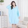 Coral Fleece Bath Skirt Summer Wearable Bath Towel Women'S Thickened Soft Absorbent Quick Drying Home Pajamas Bath Bathrobe