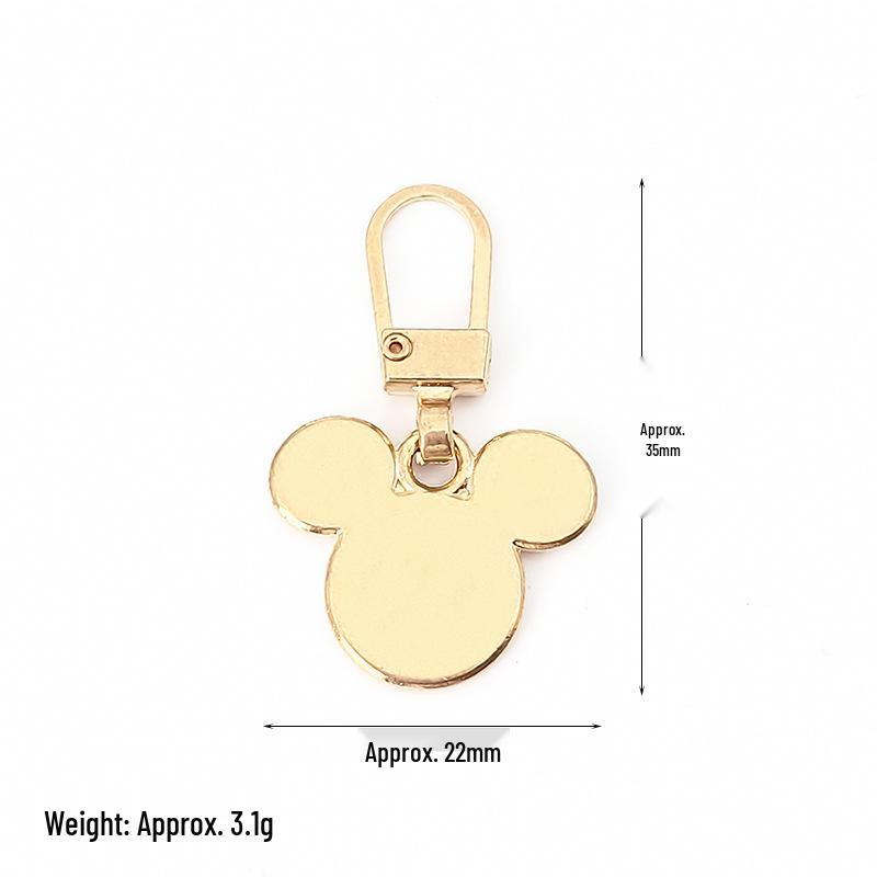 Detachable Metal Zipper Pull Tab Accessory for Bags, Shoes, and Clothes Repair