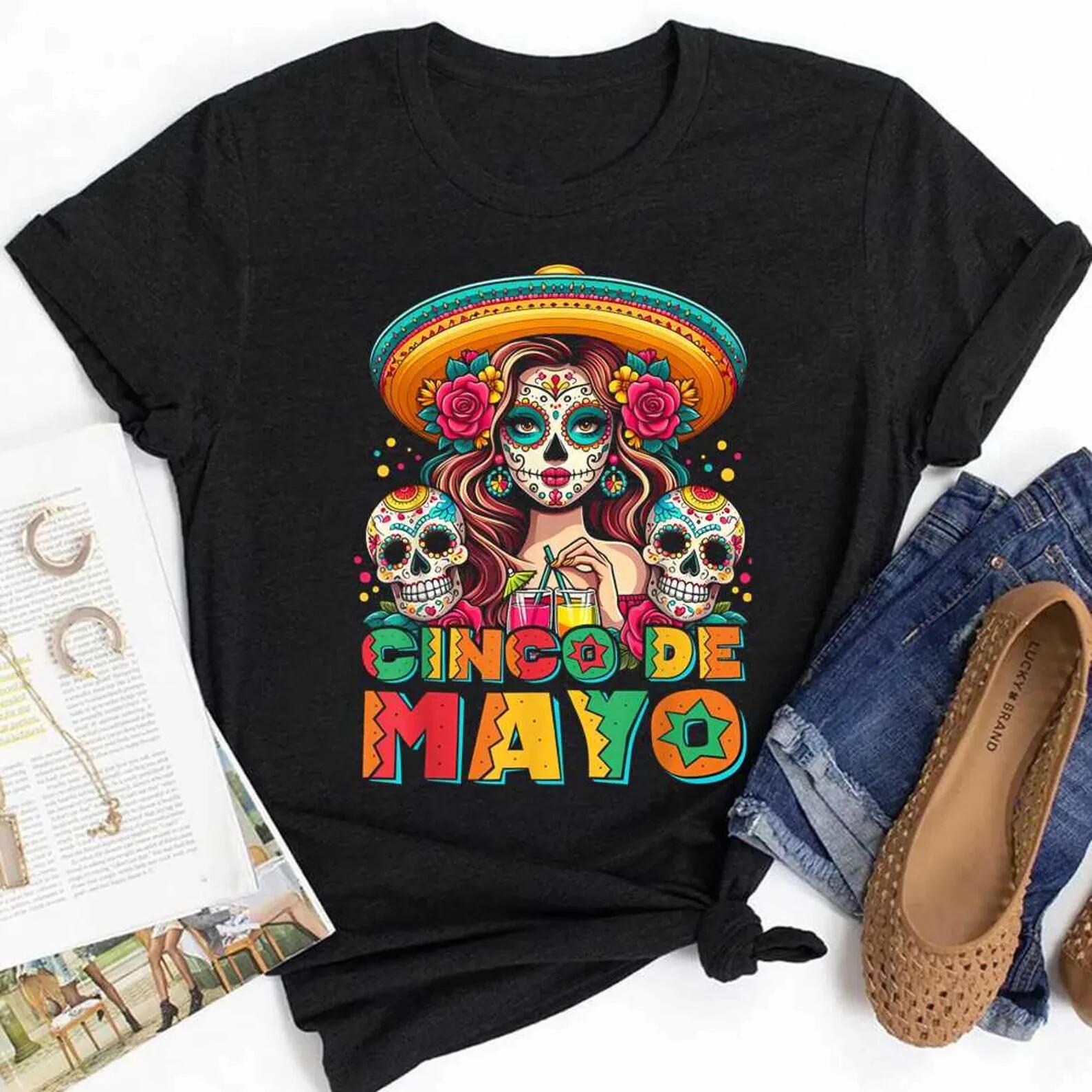 Cinco De Mayo Shirt Mexican Fiesta 5 De Mayo T-Shirt S