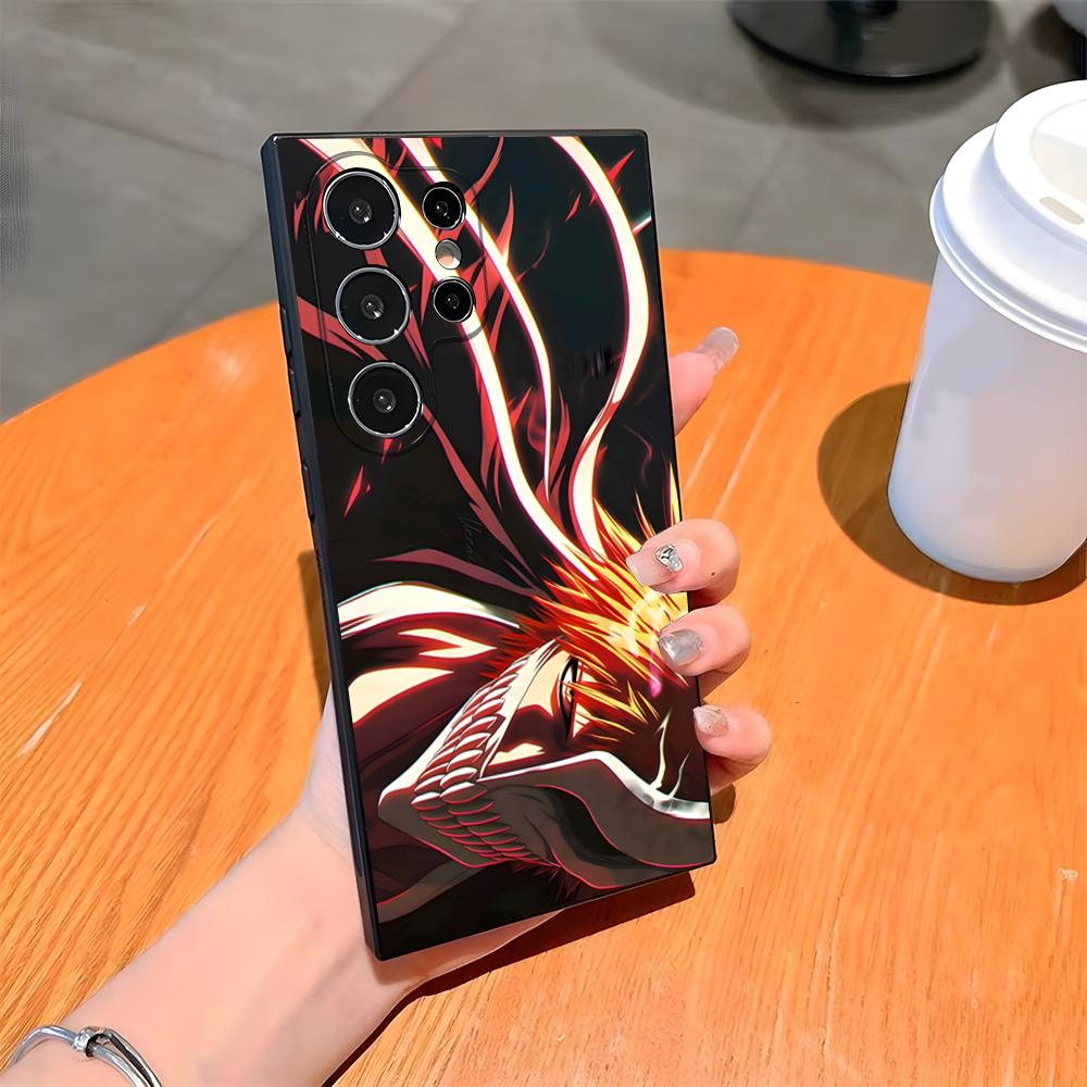BLEACH Anime Phone Case For Samsung S25 Ultra S24 S23 Fe S22 S20 S21 Plus A54 A34 A53 A16 Back Cover