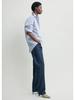 Longmei Women's Striped Pure Cotton Shirt, Spring-Summer 2026, Simple Commute Style with Lapel and Long Sleeves