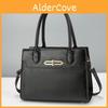Chic And Minimalist Khaki Pu Handbag With Ample Room For Moms Ideal For Fashionable Outings