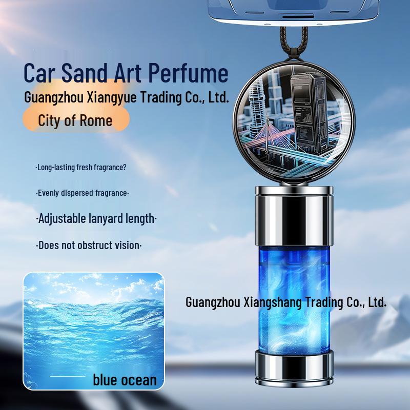 Xiaopeng Car Solar Rearview Mirror Perfume Ornament - Long-lasting Fragrance