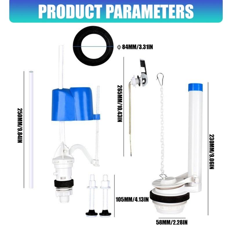 Durability Single Flush Valves For Toilet Tank Leakproof And Corrosions Resistant Single Flush Toilet Tanks Levers