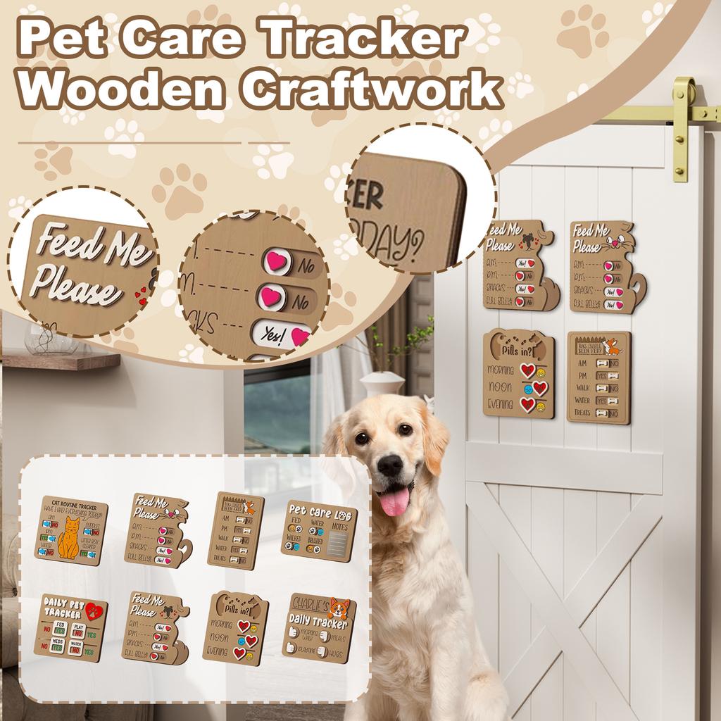 Useful Pet Care Tools Help Pet Owners Track Daily Activities And Mark When Their Are Fed, Taken Outside, Given Or Exercised.