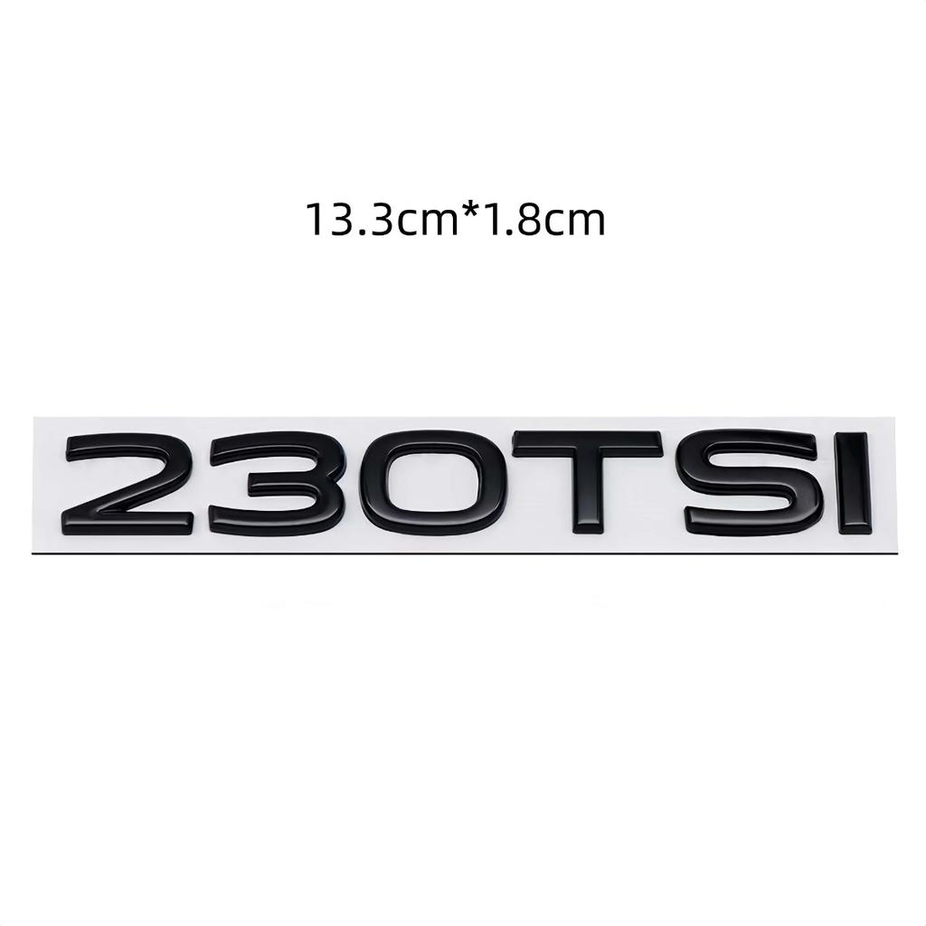 3D Metal 4MOTION 230TSI 280TSI 330TSI 380TSI Logo Badge Sticker Car Rear Trunk Emblem Decal