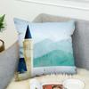 H-Henry Art Pillow Case For Car Sofa Decorative Home Double-sided Print Plush Square Throw Pillow Cushion Cover
