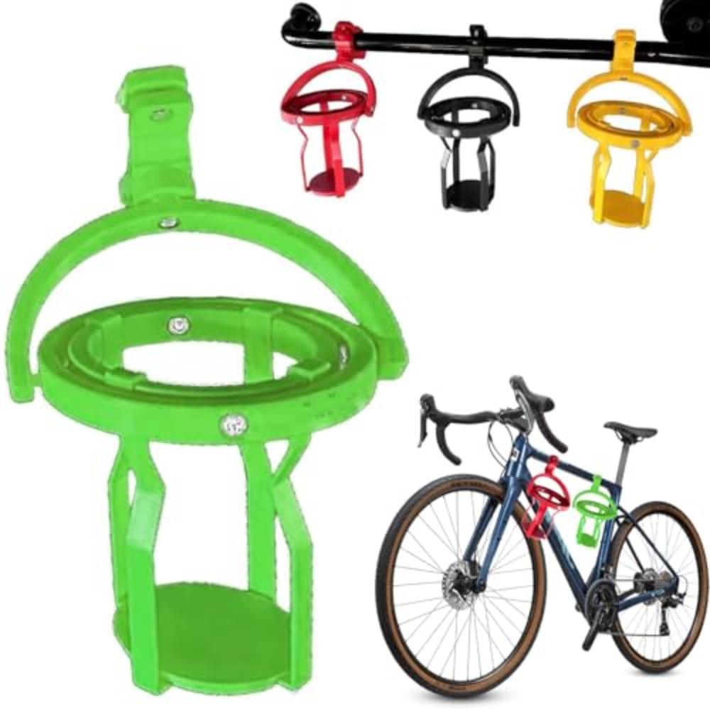 

No Spill 3D Motorcycle Drink Holder Adjustable Clip Cup Holder Clamp for Tractors зелений