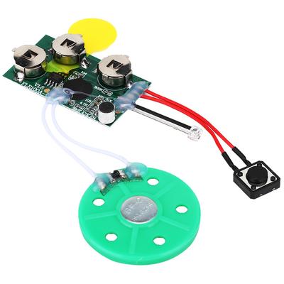 30s DIY Greeting Card Module Light Sense Voice Sound Record Chip (Single Play)