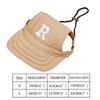Breathable Embroidered Dog Cap Ear Holes Dog Bonnet Cap Fashion Dog Sun Hat  Outdoor
