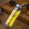 HEENOOR Double-Layer Business Glass Cup