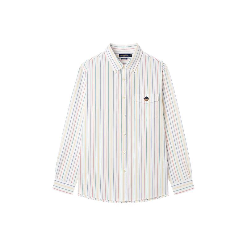 Teenie Weenie Men s Striped Oxford Long-Sleeve Shirt L