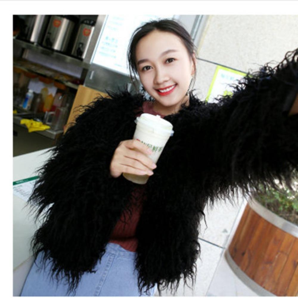 Wool Short Imitation Fur Coat Women's Versatile Sheep Curly Hair Women's Loose Wool Coat