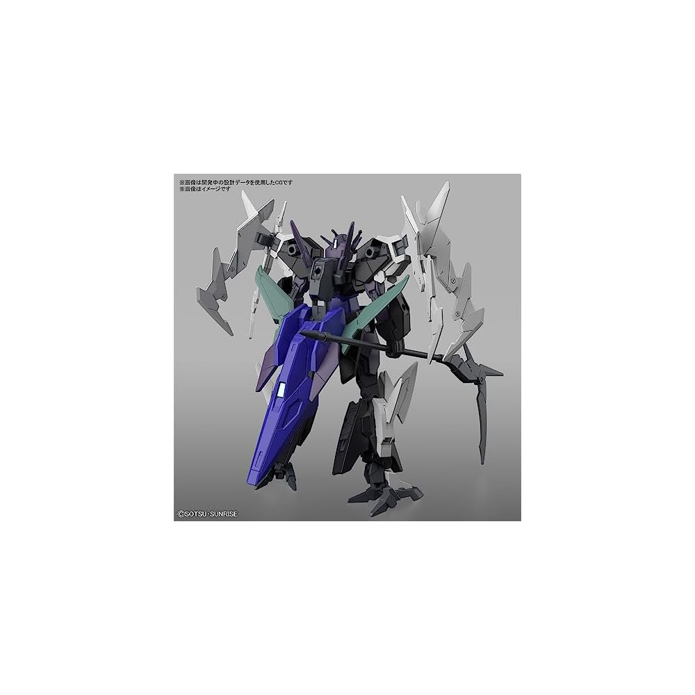 Bandai Spirits HG Gundam Build Metaverse Plutine Gundam 1/144 Scale Color-Coded Plastic Model Kit
