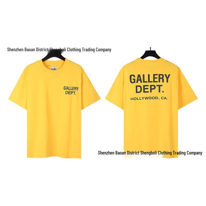 Unisex retro tričko s krátkym rukávom s potlačou D od GALL