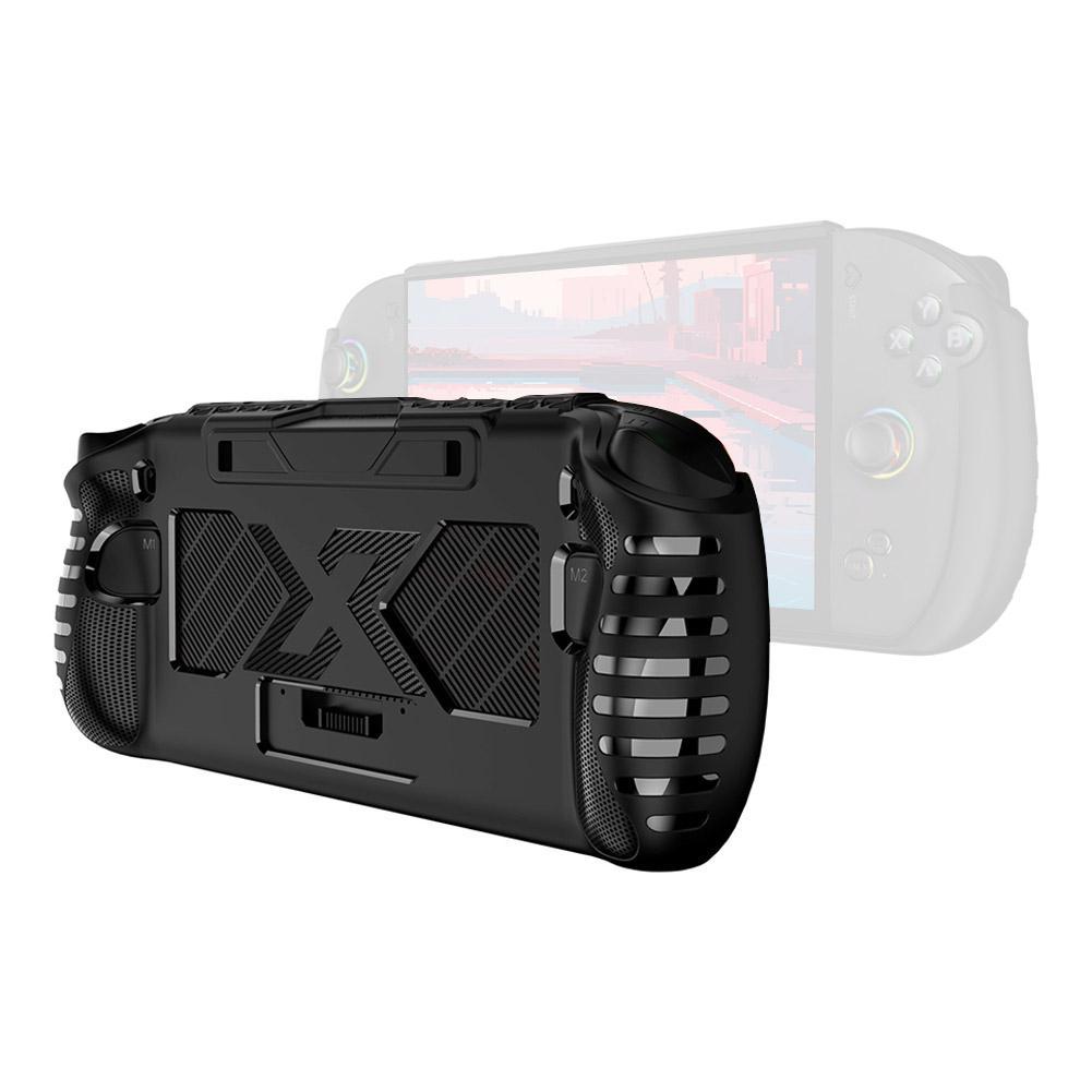 Black Flexible TPU Protective Case for OneXPlayer Handheld Game Console, Shockproof Anti-Drop Anti-Scratch Cover Gaming Access