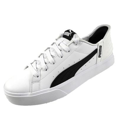 EASE IN 2025 Puma Black Size Cm V-Coat Sneakers, 402486, Unisex, Spring/Summer Colorway, White/Puma (02), 27.0