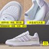 Leather Women's Spring and Summer Students Board Shoes Lace-up Black and White Single Shoes Small Height Increase Non-slip