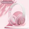 2025 Gradient Luminous Over-Ear Bluetooth Headphones with Card Slot - Universal Compatibility