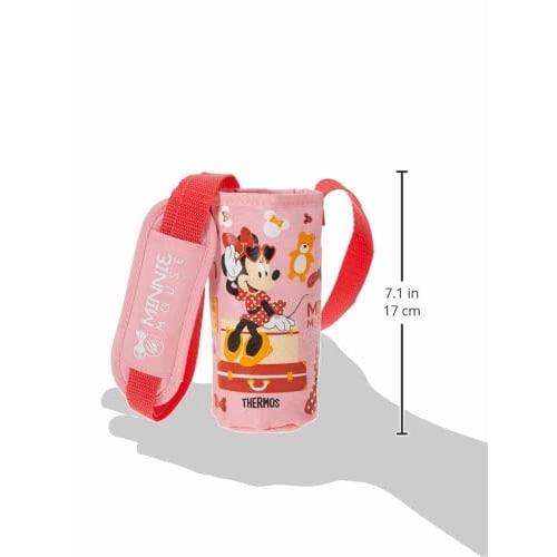 Thermos Replacement Straw Bottle FHL-402F with Handy Pouch, Pink Coral (PK-C)