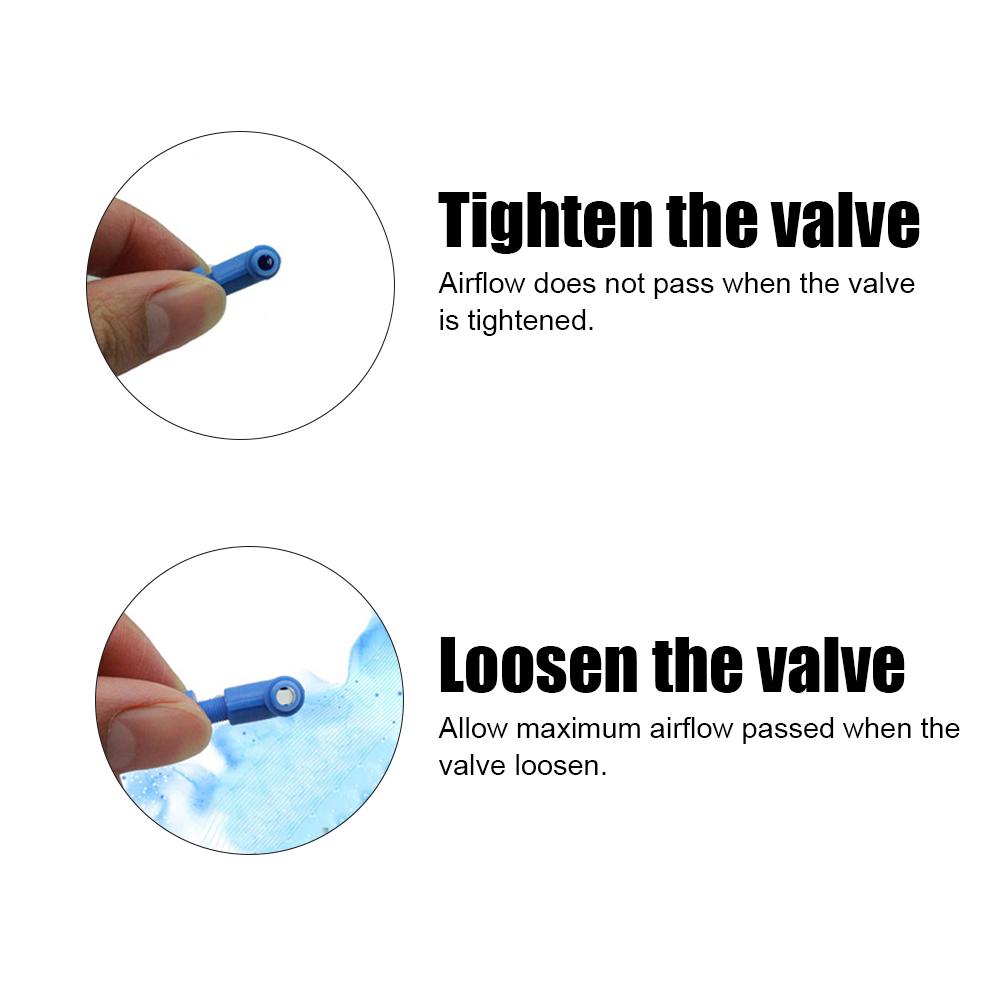 10pcs Fish   Tee Connector 3 Way Pump  line Tube   Volume Adjust Control Valve for 0.2in Hose