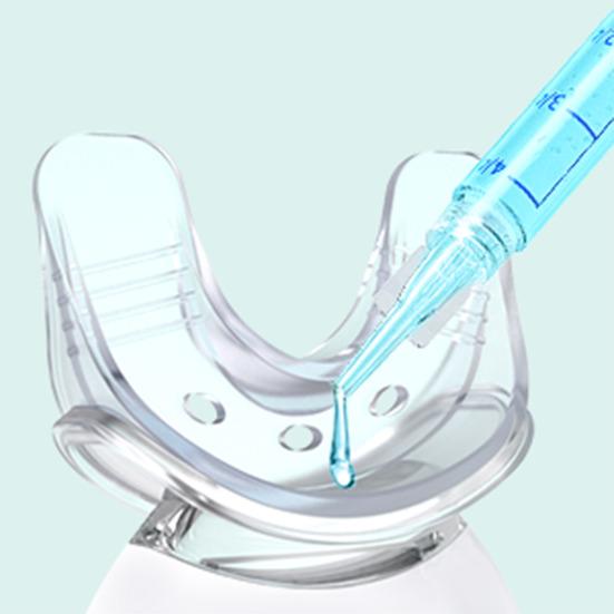 Teeth Whitening Kit with 32 LED Gum Light Silicone Mouthpiece Gel Tube Portable IPX7 Waterproof Gum Health Toothache Relief Light Therapy Periodontal