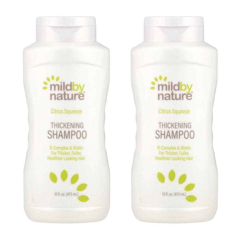 Mild By Nature B-Complex + Biotin Hair Shampoo, Citrus Squeeze, 473ml (16 fl oz) - 2-Pack 473ml - 2 ea
