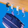 6Pcs Desk Bag Hangers Storage Hooks Strong Load-bearing Easy Installation Multipurpose Desk Mount Backpack Hanger Holder