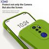 Angel Eyes Square Liquid Silicone Phone Case for OPPO A5 A9 2020 A11 A11X Camera Protective Soft Shockproof Back Cover Armor Bag