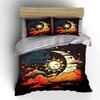 Sun Moon Stars Themed Set Multiple Sizes Kid'S And Adults' Bedroom Exquisite 3Pc Bedding Set, Gift