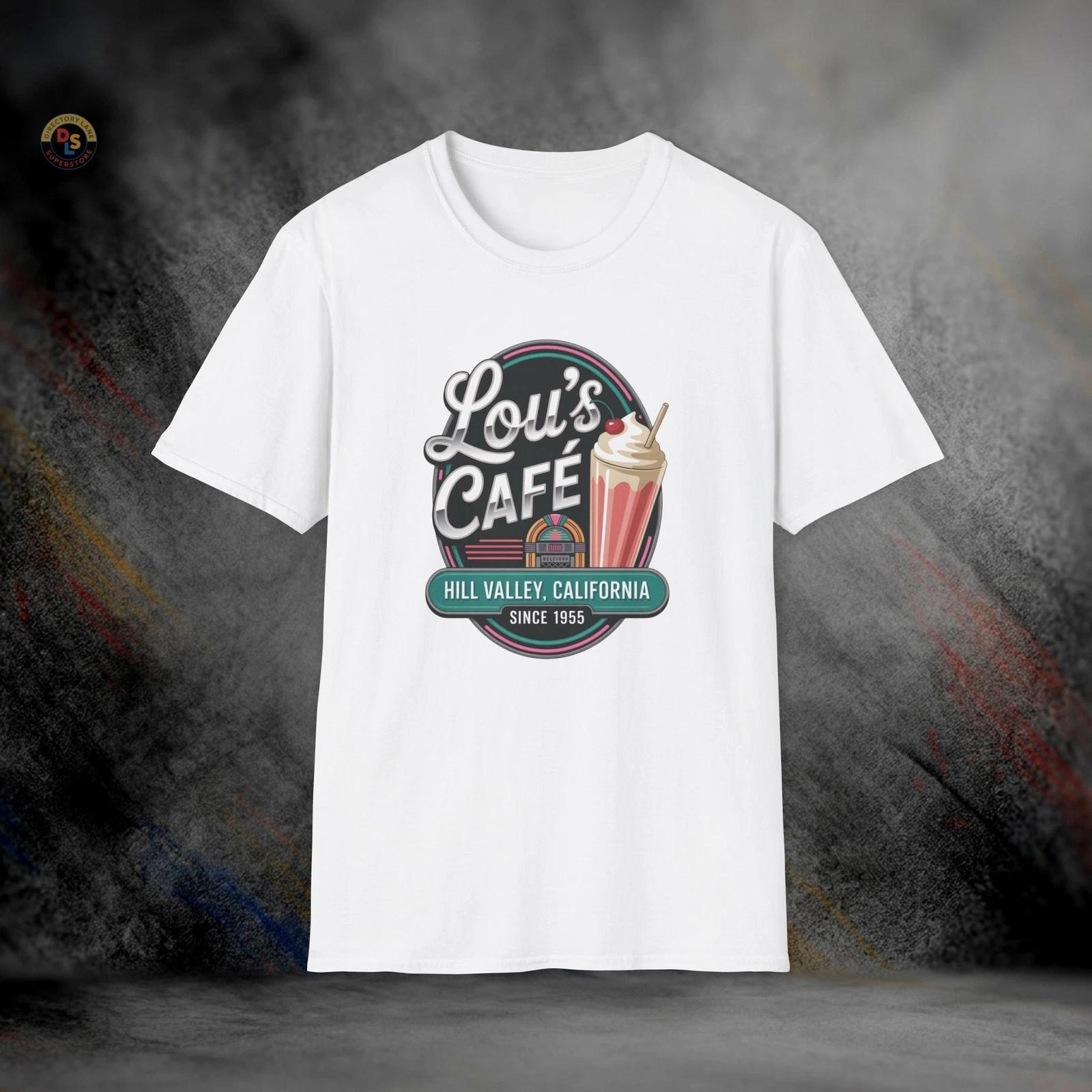 Lou’s Cafe Hill Valley Back to the Future T-Shirt | Softstyle Tee XXXL