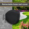 Garden Wall Mounted Hose Cover 420D Silver Coated Scalable Hose Reel Cover Waterproof Sun-Proof Wall Mounted Hose Bib Covers