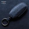 Full-Coverage Suede Key Case for BYD D9, N7, N8, and X with Side Snap Button