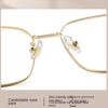1PCS Metal Frame Square Reading Glasses Anti Fatigue Fashion High Definition Presbyopia Diopter for Men Women